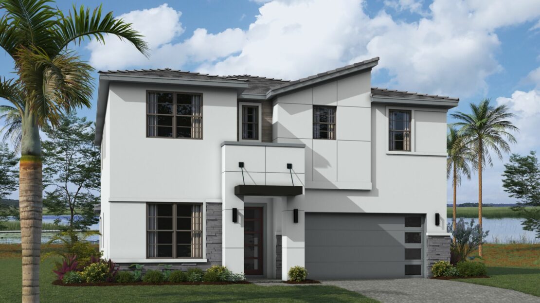 Picasso Exterior floorplan Celebration - Island Village