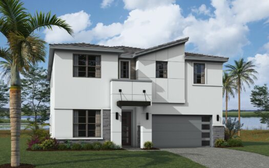 Picasso Exterior floorplan Celebration - Island Village