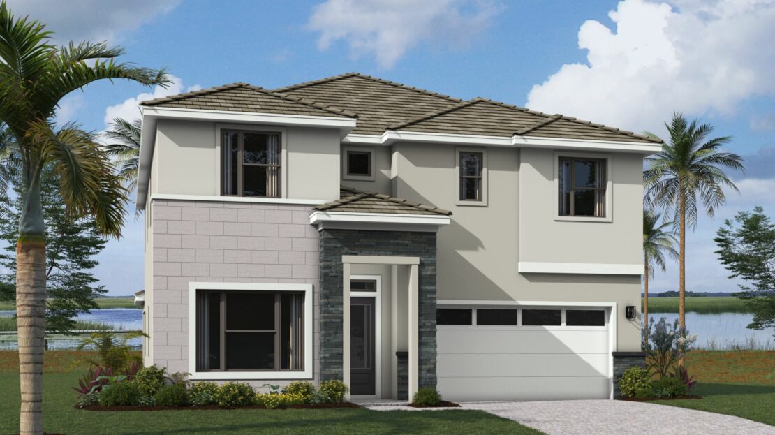 Picasso Single Family floorplan Celebration - Island Village