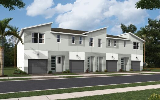 Emerald - WFH Exterior floorplan Forest – Townhomes