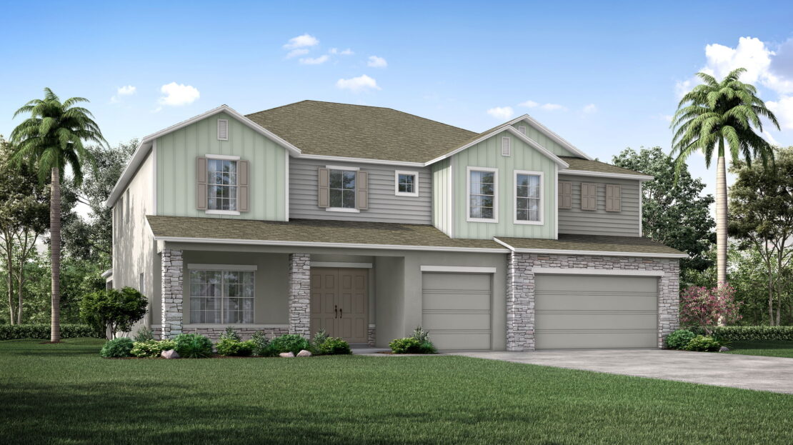 The Verona Single Family floorplan