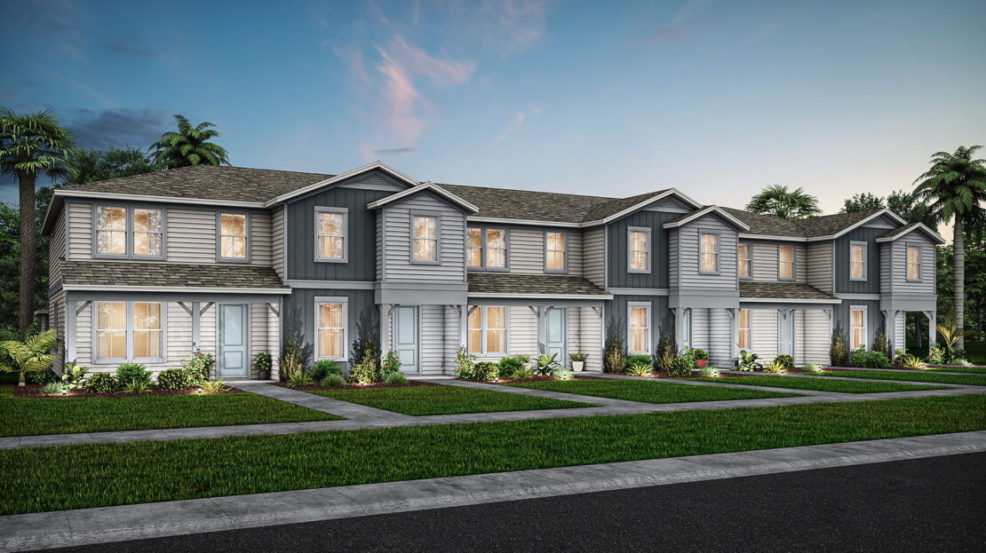 Foxtail Exterior Unit Model at EverBe Pre-Construction Homes