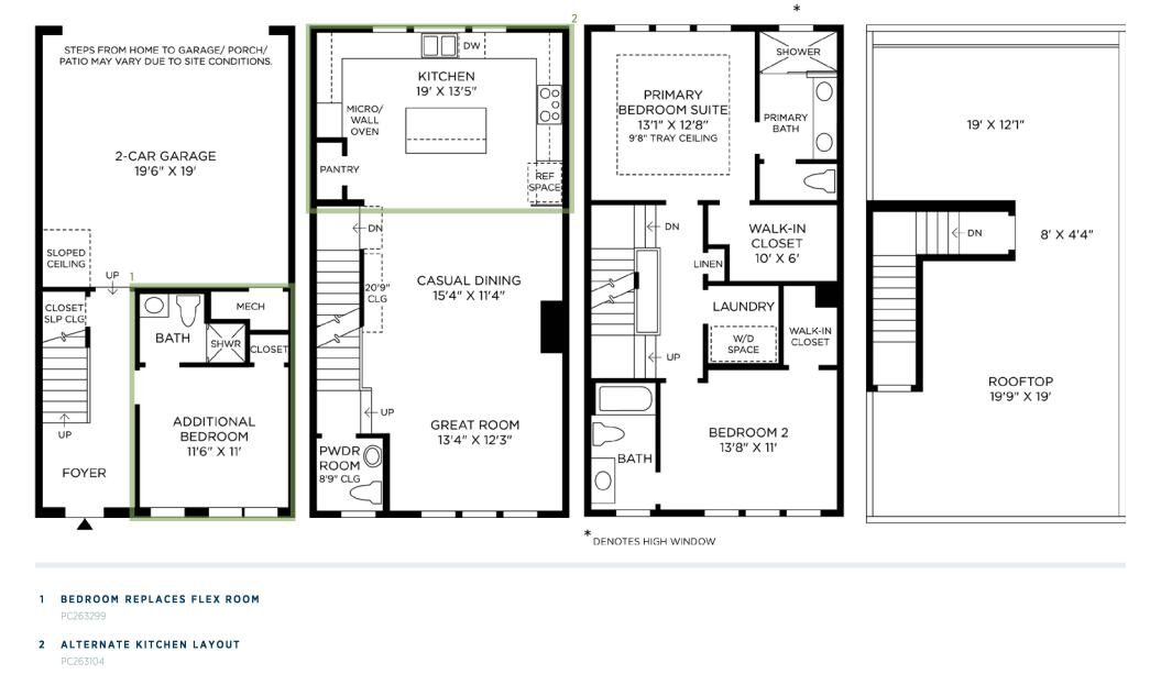 Elder Contemporary Model at Toll Brothers at RiversEdge New Construction