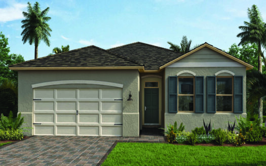Delray Exterior floorplan