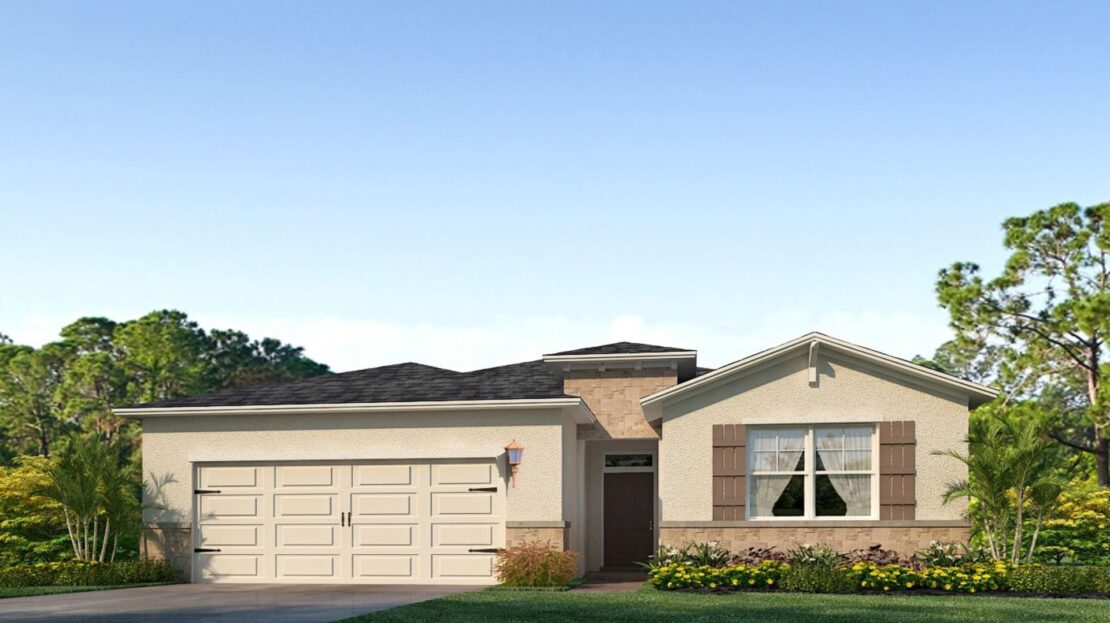 Delray Single family floorplan