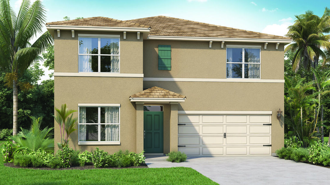 Parker Exterior floorplan