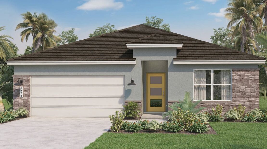Cali Modern Single family floorplan