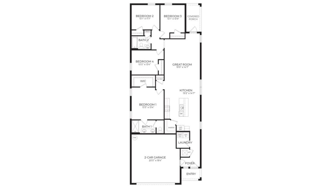 Harper model in Poinciana
