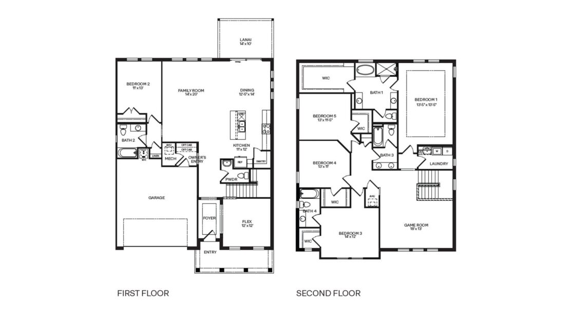 Summerlin Single family floorplan