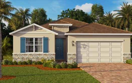 Delray Exterior floorplan