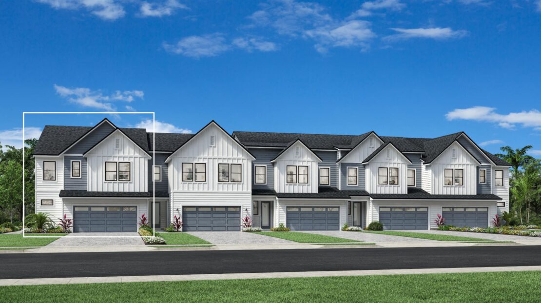 Lark Modern Farmhouse Model at Newton Townhome