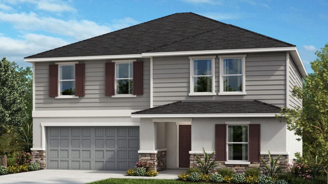 Plan 2566 Modeled Model at Pepper Grove II by KB Home