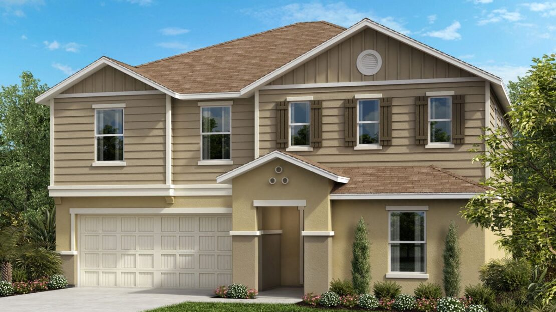 Plan 2566 Modeled Model at Pepper Grove II New Construction