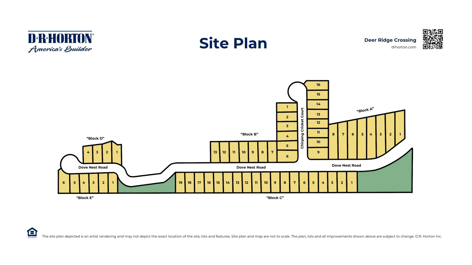 Deer Ridge Crossing Siteplan