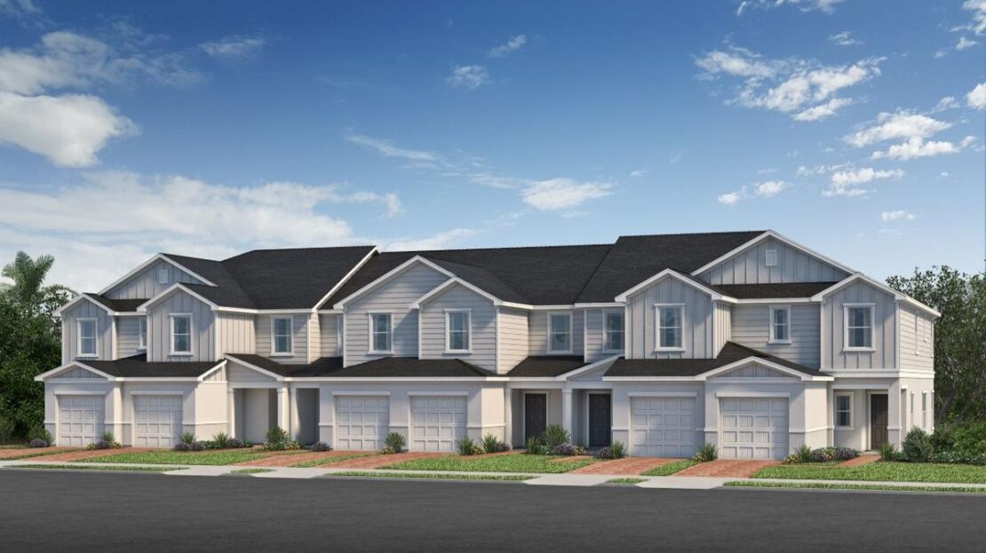 Plan 1685 Model at The Sanctuary Townhomes by KB Home
