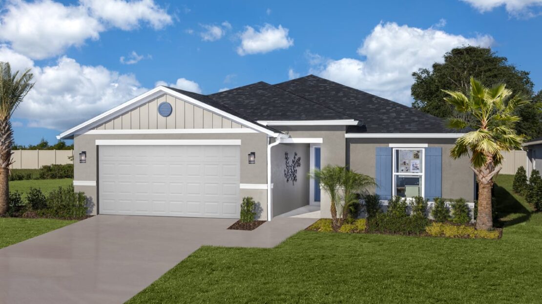 Plan 1707 Modeled Model at Cedar Crossings II Haines City FL