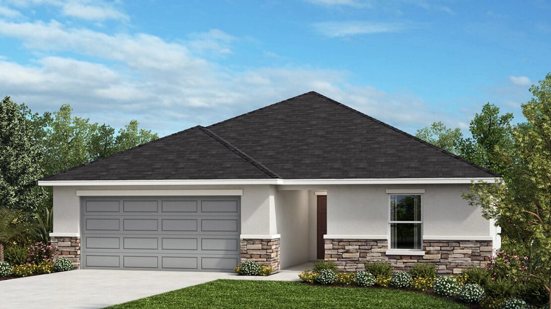 Plan 1707 Modeled Model at Cedar Crossings II by KB Home