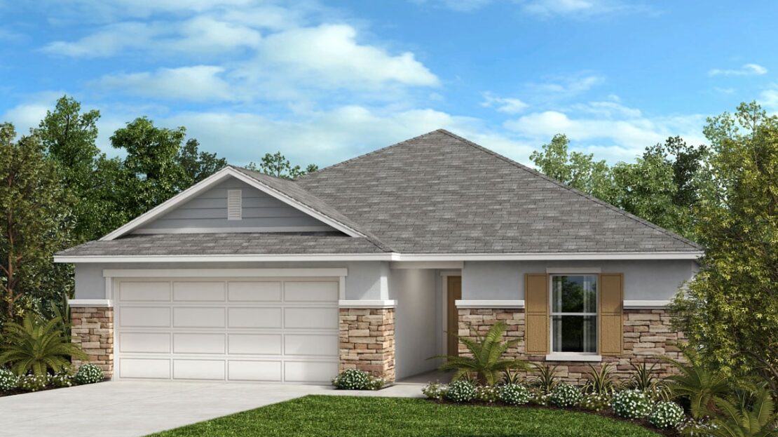 Plan 1707 Modeled Model at Cedar Crossings II