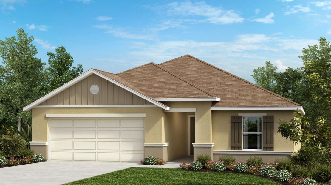 Plan 1707 Modeled Model at Cedar Crossings II New Construction