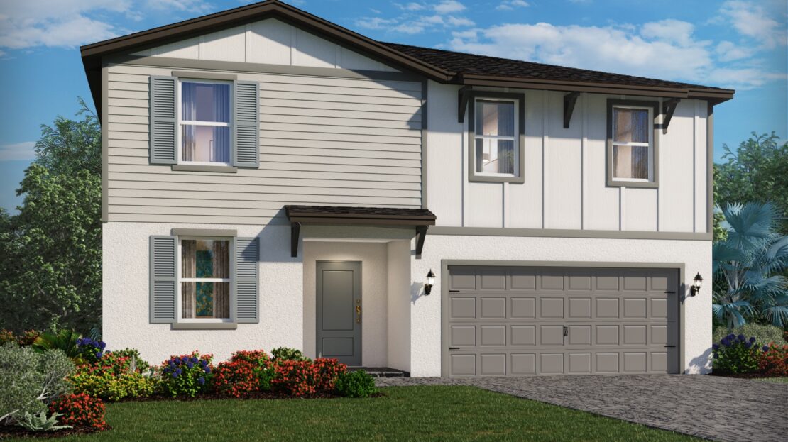 Marigold single-family floorplan