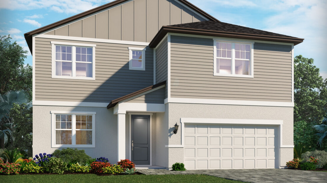 Valentia single-family floorplan