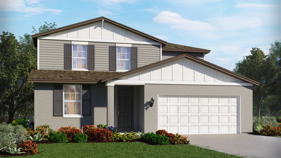 Orchid single-family floorplan