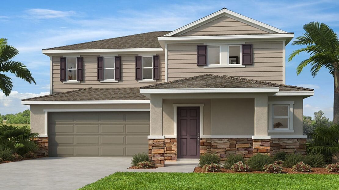 Plan 2431 Model at Hilliard Ridge
