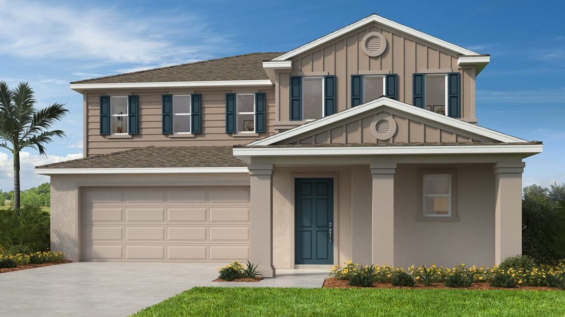 Plan 2431 Model at Hilliard Ridge New Construction