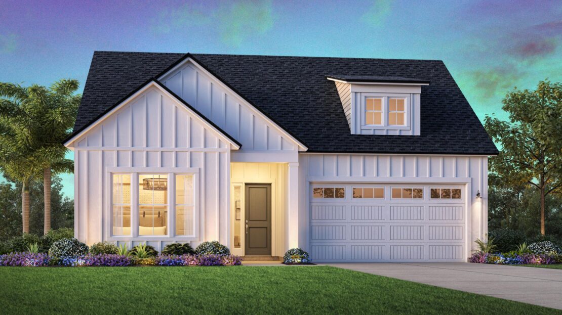Pompano Farmhouse Model at Retreat at Town Center in Palm Coast