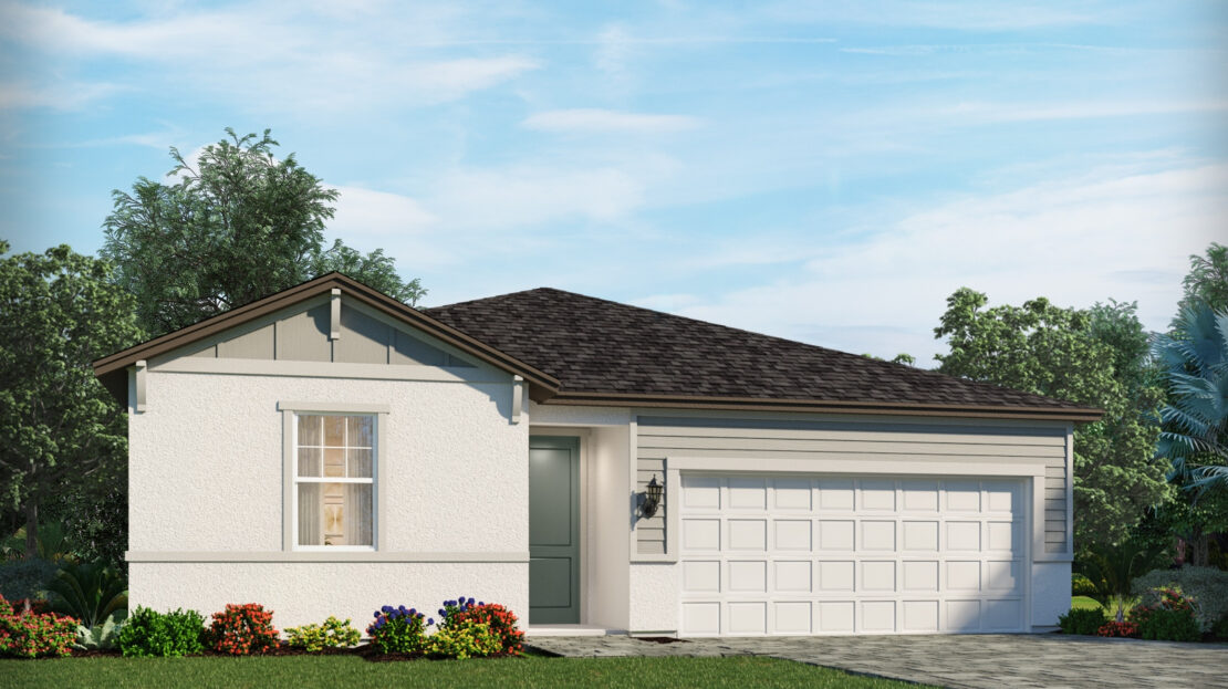 Corsica single-family floorplan