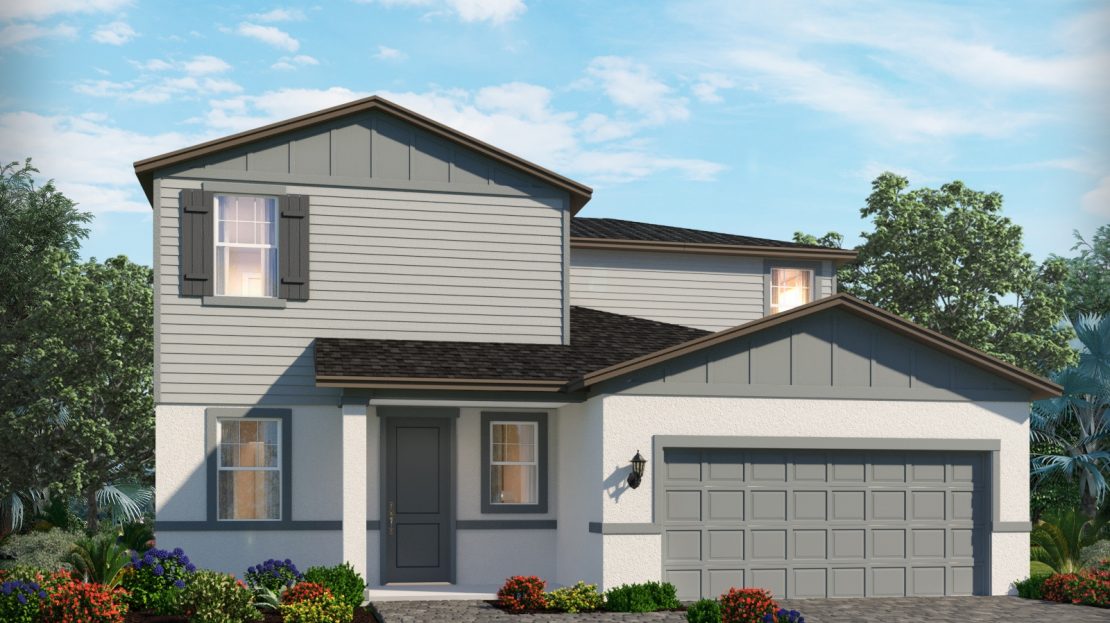 Violet single-family floorplan