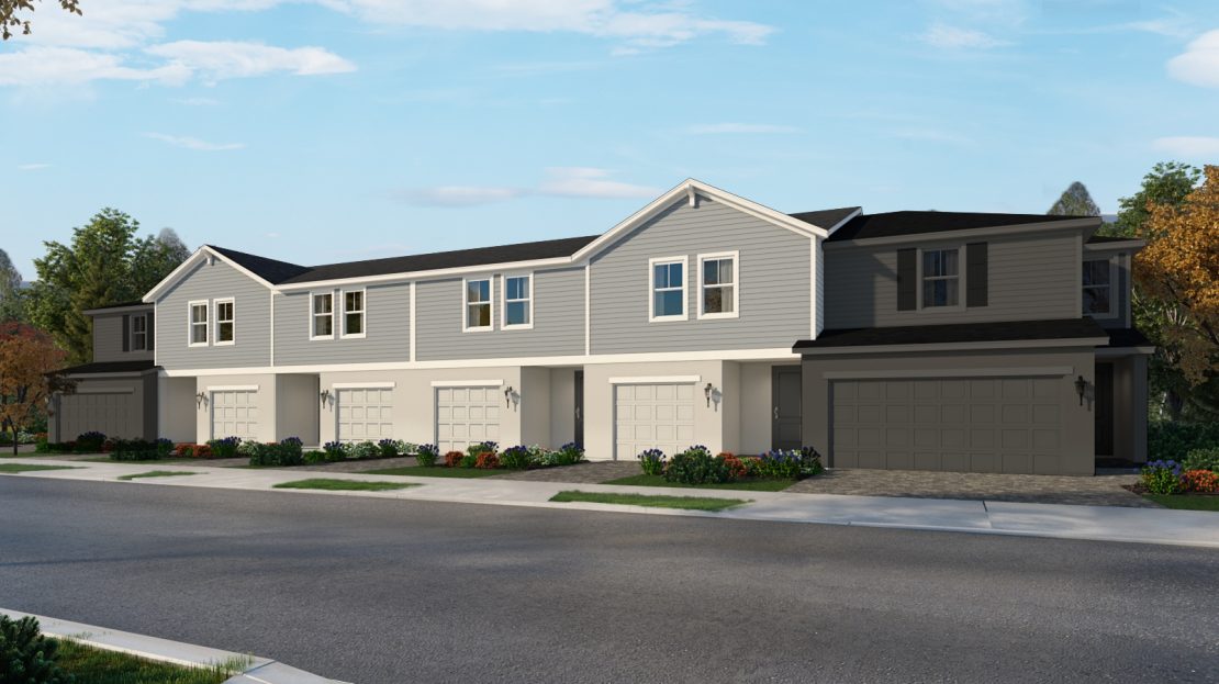 Calistoga I townhome floorplan