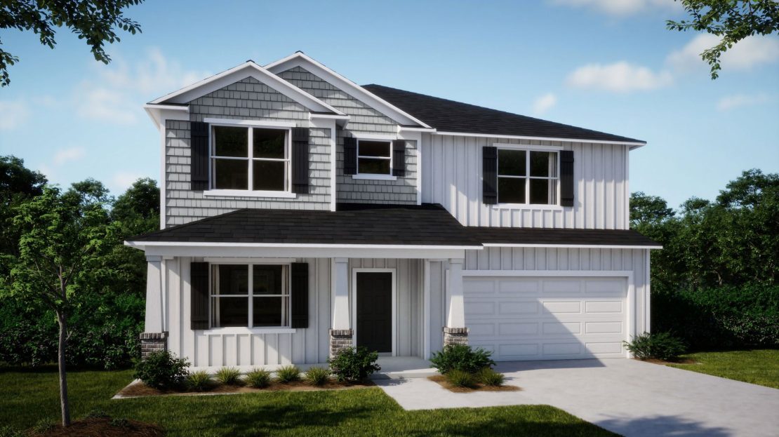 The Carlisle Exterior floorplan