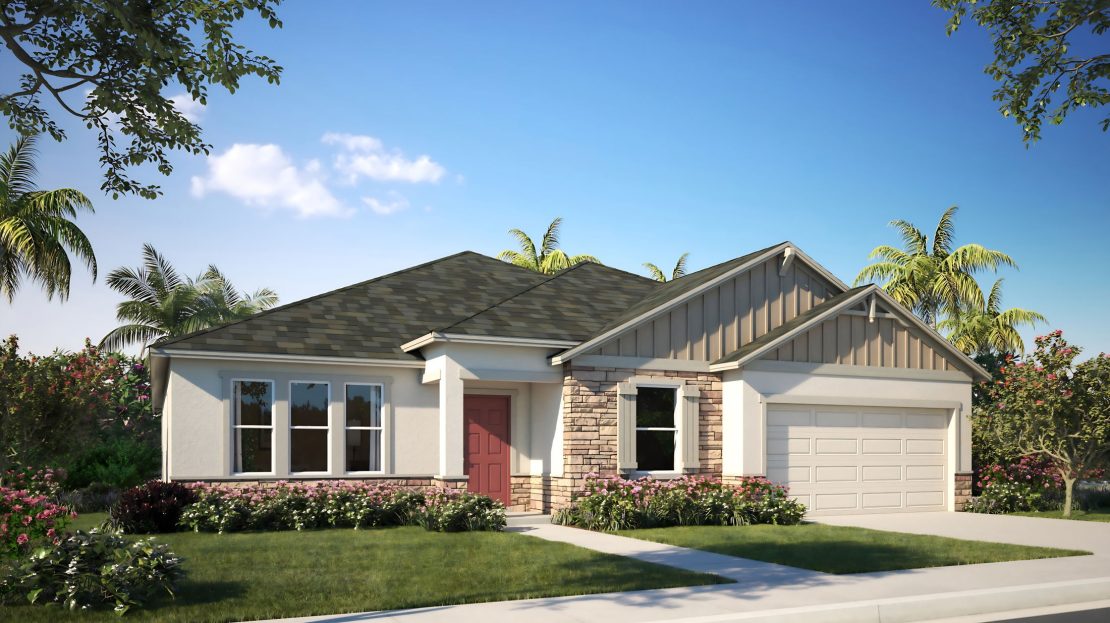 The Harmony Exterior floorplan