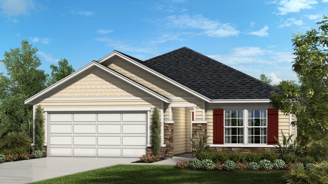 Plan 1707 Modeled Model at Azalea Hills