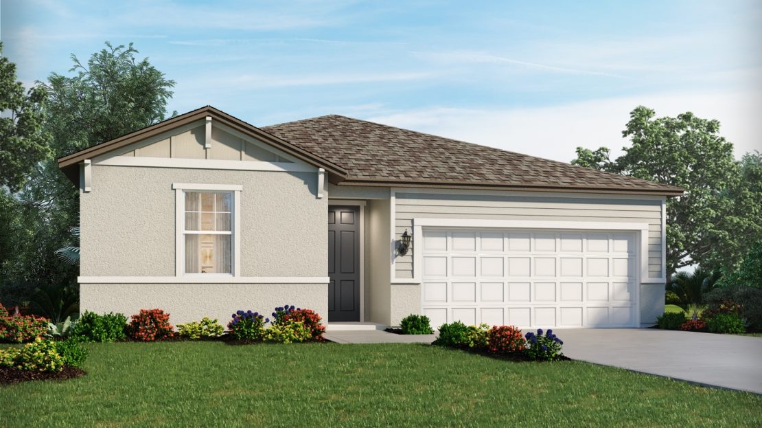 Corsica single-family floorplan