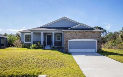 The Clearwater Exterior floorplan