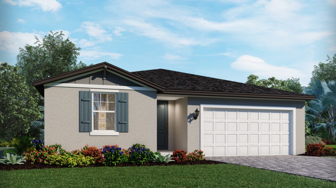 Hibiscus single-family floorplan
