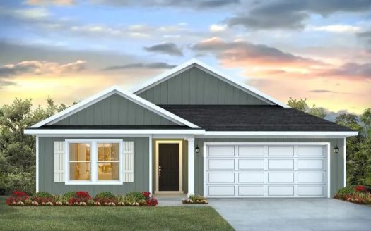 The Creekside Exterior floorplan