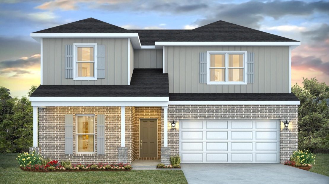 The Ozark Plan Exterior floorplan