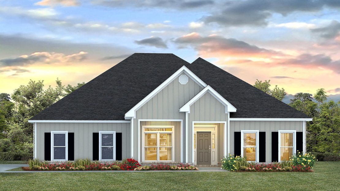 The Mckenzie Exterior floorplan