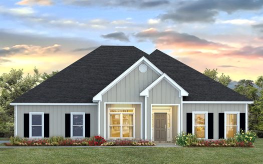 The Mckenzie Exterior floorplan