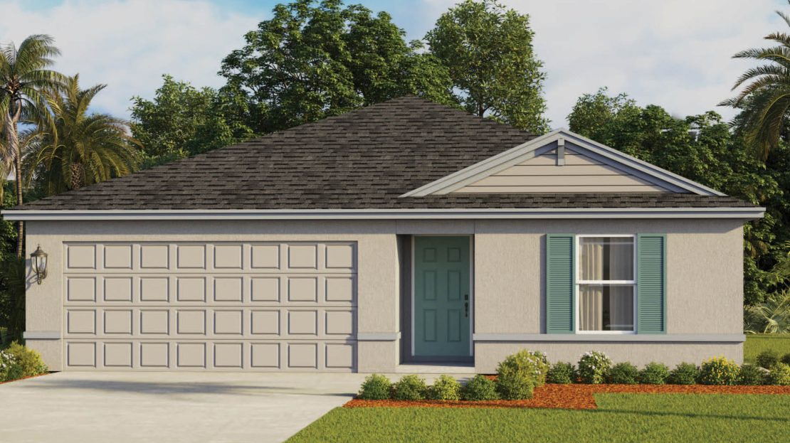 Archer II Exterior floorplan