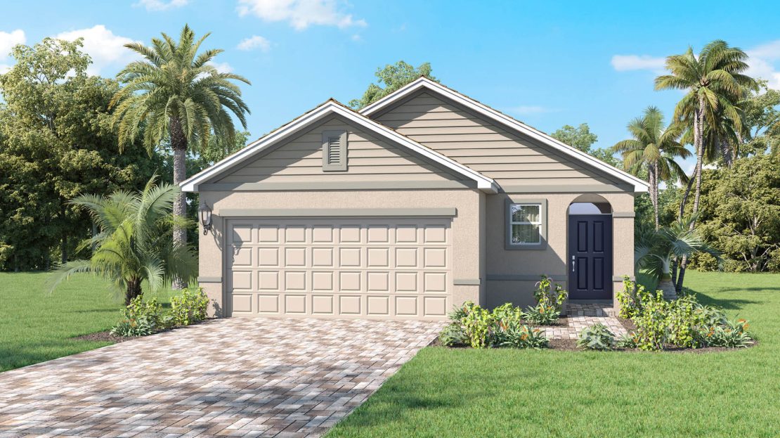 Allex Exterior floorplan