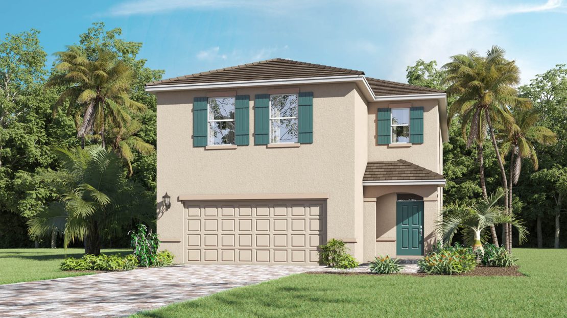 Elston Exterior floorplan
