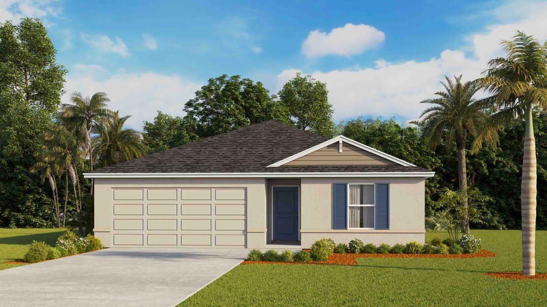 Archer II Exterior floorplan