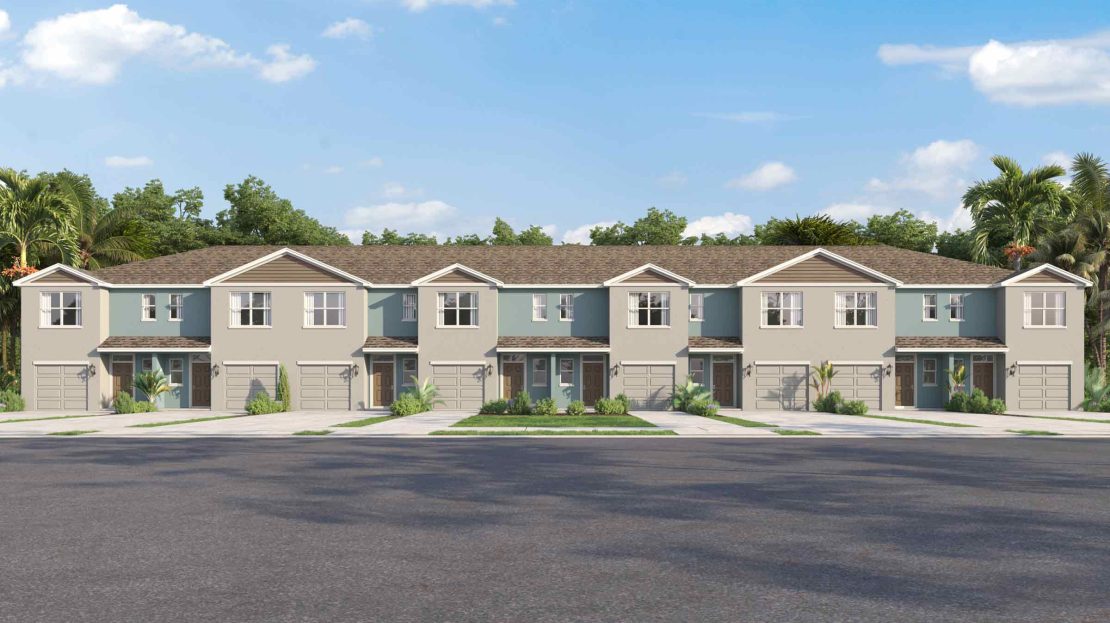 Pearson B Townhome floorplan