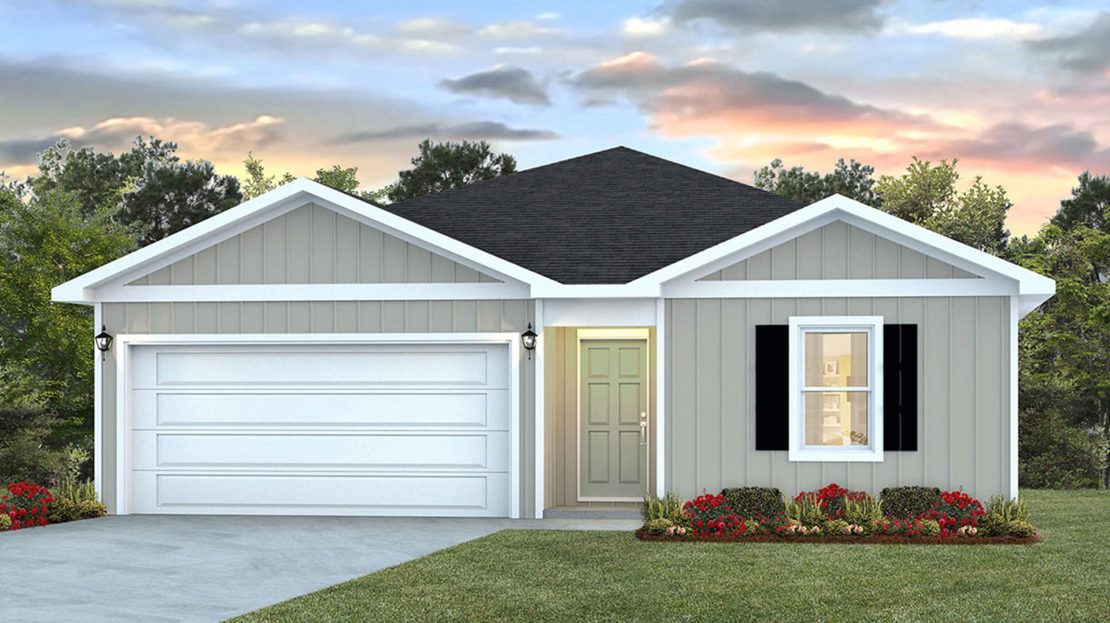 The Freeport Exterior floorplan