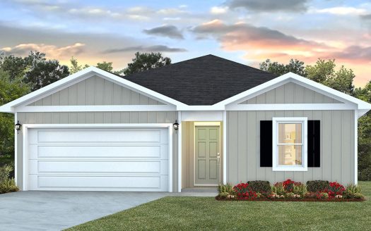 The Freeport Exterior floorplan