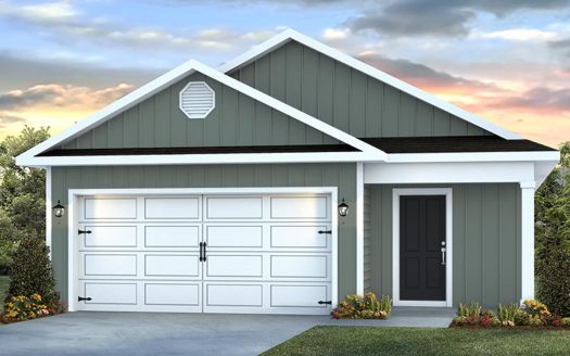 The Burke Exterior floorplan